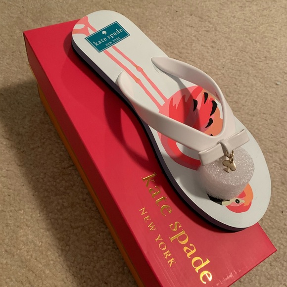 kate spade Shoes - NWT Kate Spade Flamingo Sandals sz 8